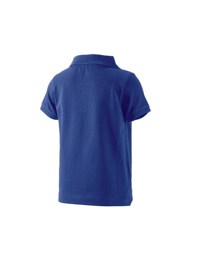 Shirts & Co.: e.s. Polo-Shirt cotton stretch, Kinder + kornblau 1