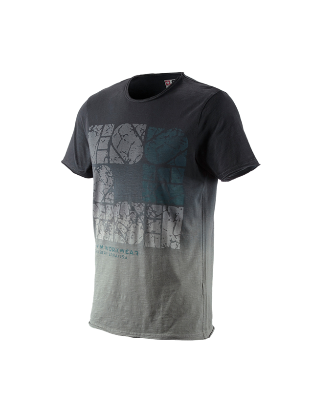 Themen: e.s. T-Shirt denim workwear + oxidschwarz vintage