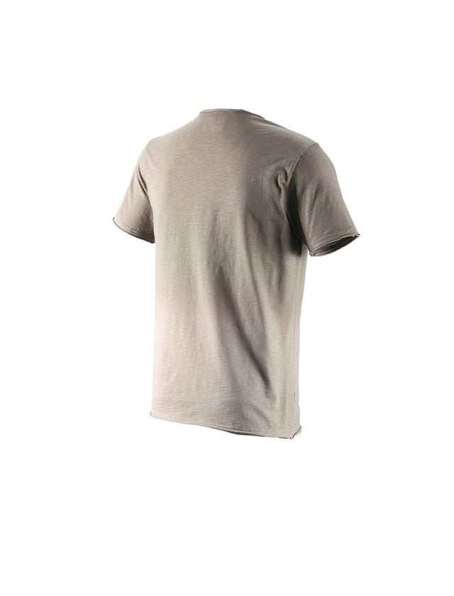 Themen: e.s. T-Shirt denim workwear + taupe vintage 1