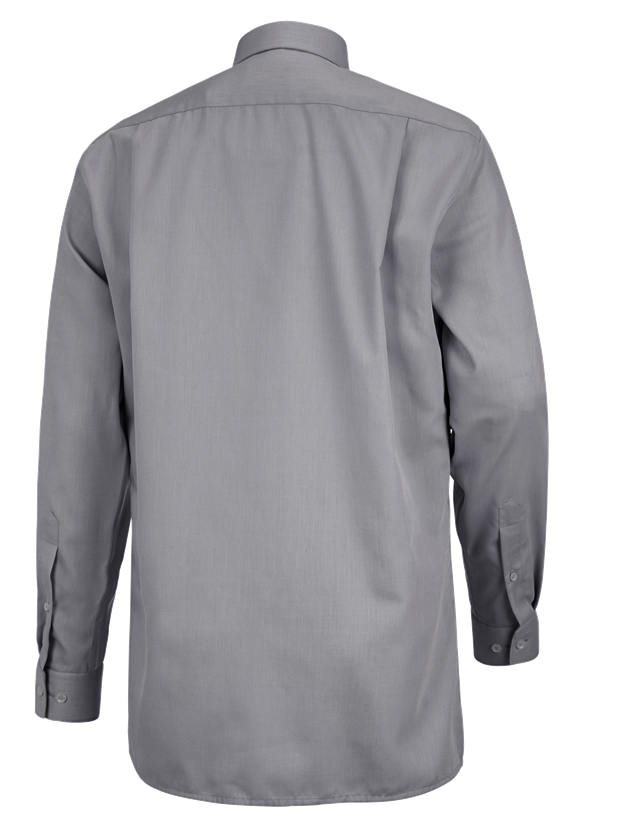Shirts & Co.: Business Hemd e.s.comfort, langarm + grau melange 1
