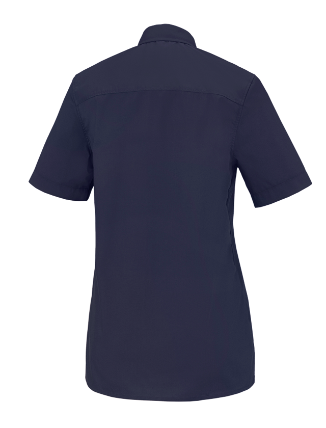 Shirts & Co.: e.s. Servicebluse kurzarm + dunkelblau 1
