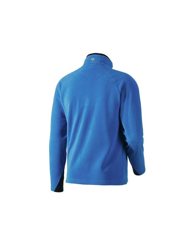 Shirts & Co.: Microfleece Troyer dryplexx® micro + enzianblau 1