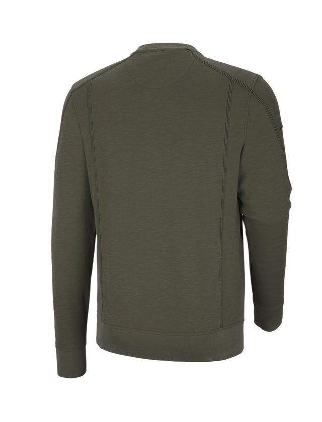 Installateur / Klempner: Sweatshirt cotton slub e.s.roughtough + thymian 3
