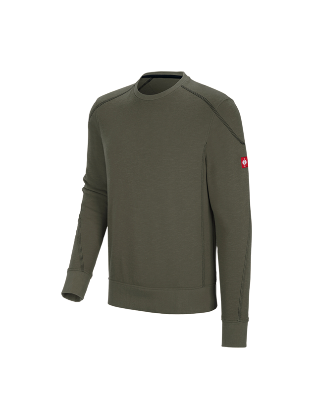 Shirts & Co.: Sweatshirt cotton slub e.s.roughtough + thymian 2