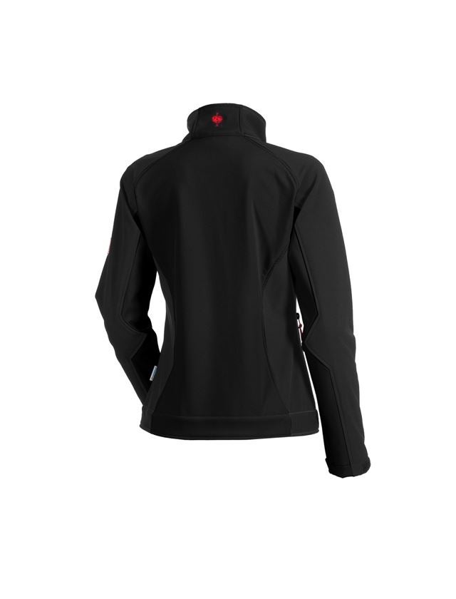 Jacken: Damen Softshelljacke dryplexx® softlight + schwarz 3