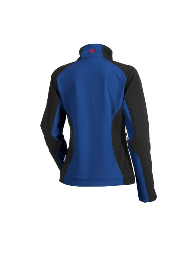 Jacken: Damen Softshelljacke dryplexx® softlight + kornblau/schwarz 3