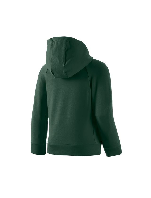 Shirts & Co.: e.s. Hoody-Sweatjacke cotton stretch, Kinder + grün 3