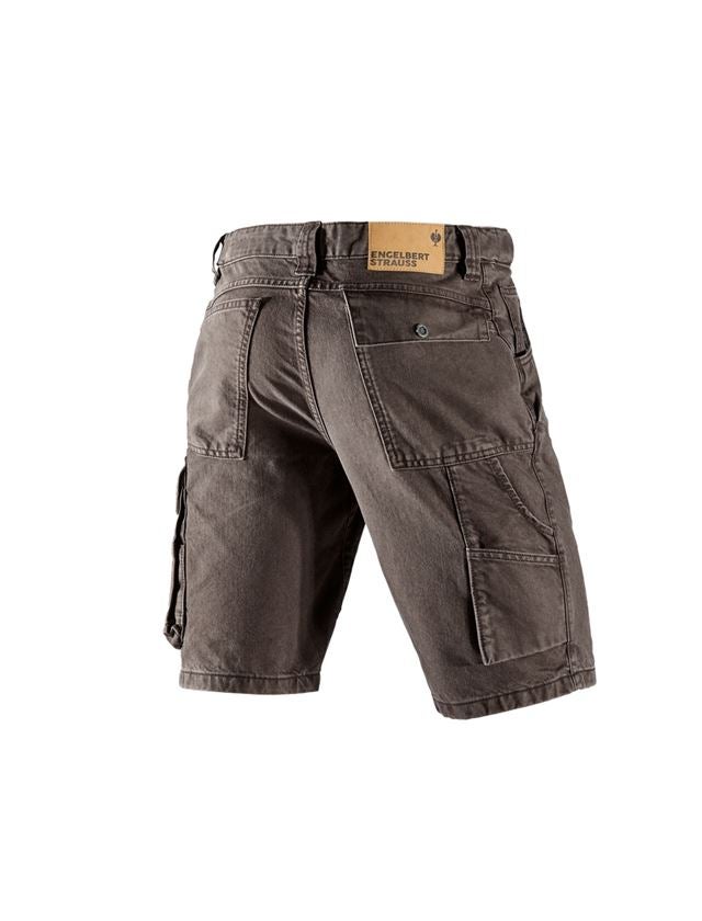 Hosen: e.s. Worker-Jeans-Short + kastanie 1