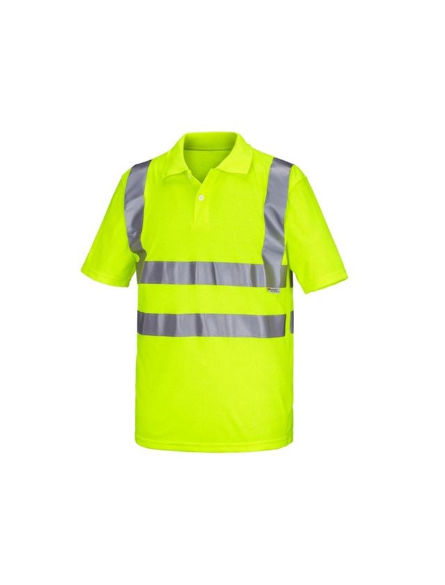 Shirts & Co.: STONEKIT Warnschutz Polo-Shirt + warngelb