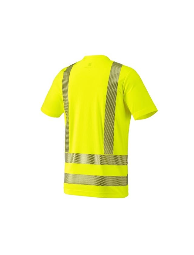Shirts & Co.: e.s. Warnschutz Funktions T-Shirt + warngelb 1