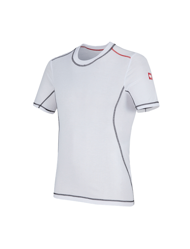 Unterwäsche | Thermokleidung: e.s. Funktions-T-Shirt basis-light + weiß 1