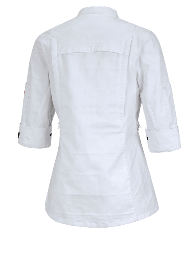 Shirts & Co.: Berufsjacke 3/4-Arm e.s.fusion, Damen + weiß 1