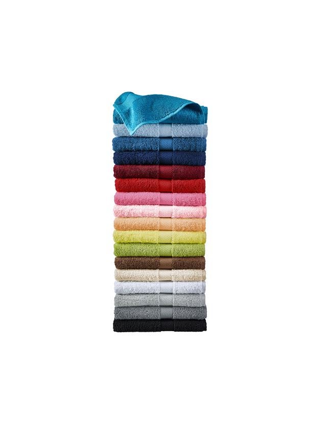 Tücher: Frottier-Handtuch Premium 3er Pack + blau