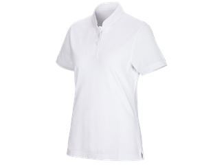 e.s. Polo-Shirt cotton Mandarin, Damen